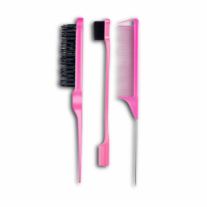 סט 3 מסרקים - לסירוק מדויק ועדין
