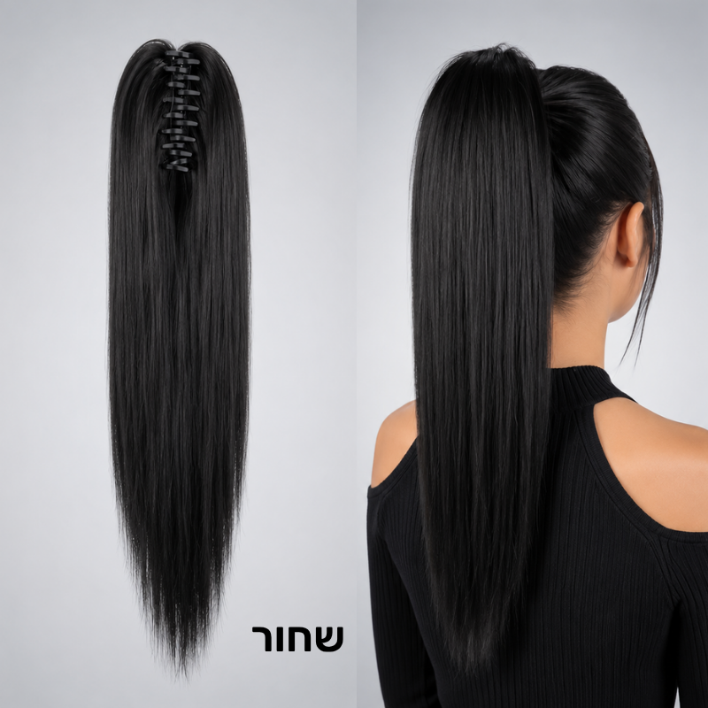 קוקו חלק קליפס לשיער