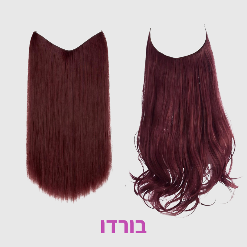 תוספת שיער של Glow - מראה טבעי