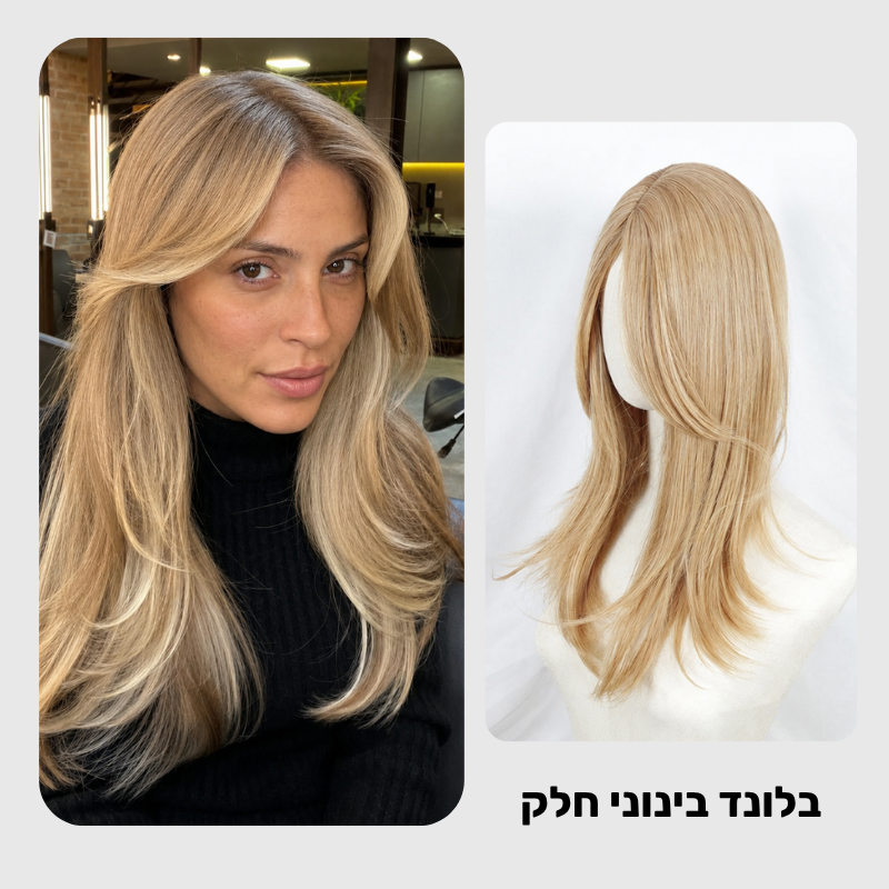 טופר פרימיום במראה שיער אמיתי - קליפסים